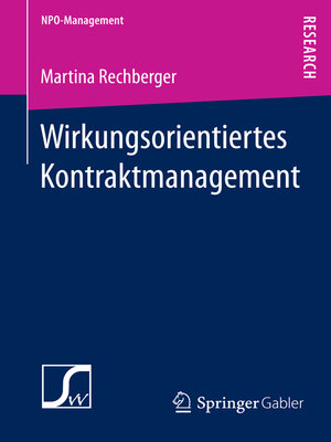 cover image of Wirkungsorientiertes Kontraktmanagement